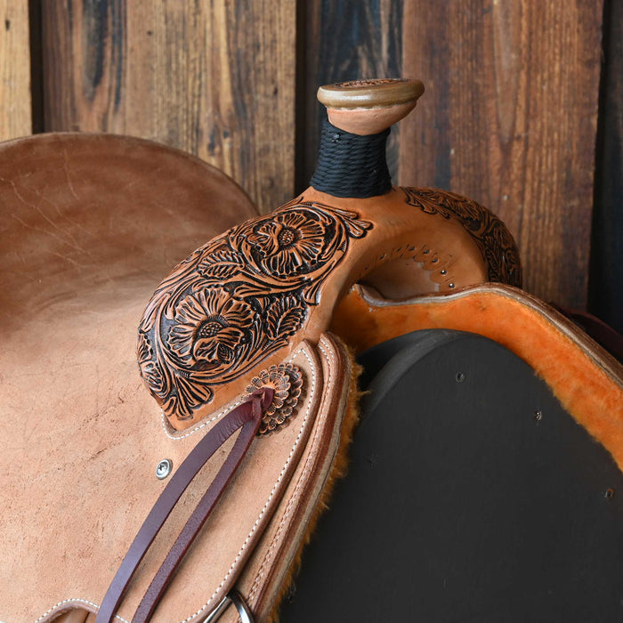 14" TESKEY'S TEAM ROPING SADDLE