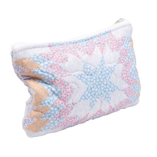 Adeline Patchwork Small Makeup Bag ACCESSORIES - Luggage & Travel - Cosmetic Bags Ida Mae Home