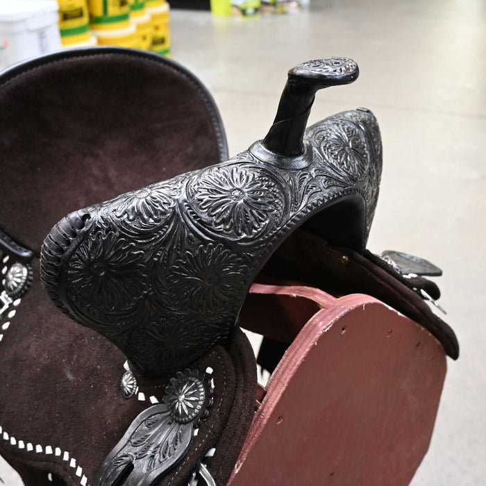 13.5" SEVEN LIGHTWEIGHT (WOOD TREE) BARREL SADDLE Saddles - New Seven Saddle