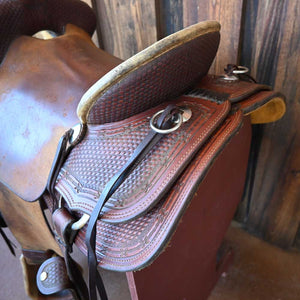 16.5" USED TESKEY'S RANCH ASSOCIATION SADDLE Saddles Teskey's Saddlery