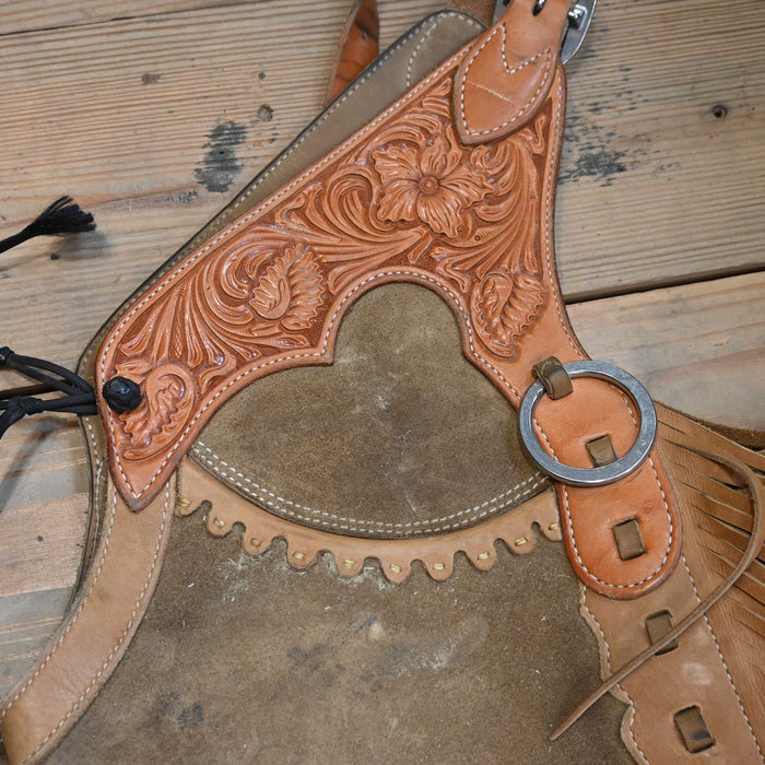Clay Jackson Custom Leather Stepthrough Chaps Tack - Chaps & Chinks Justin Beans