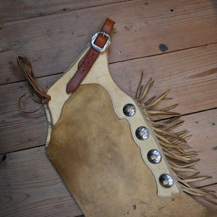 Used Bob Marr's Youth/Kid Stepthrough Chaps Tack - Chaps & Chinks Clint Gregory