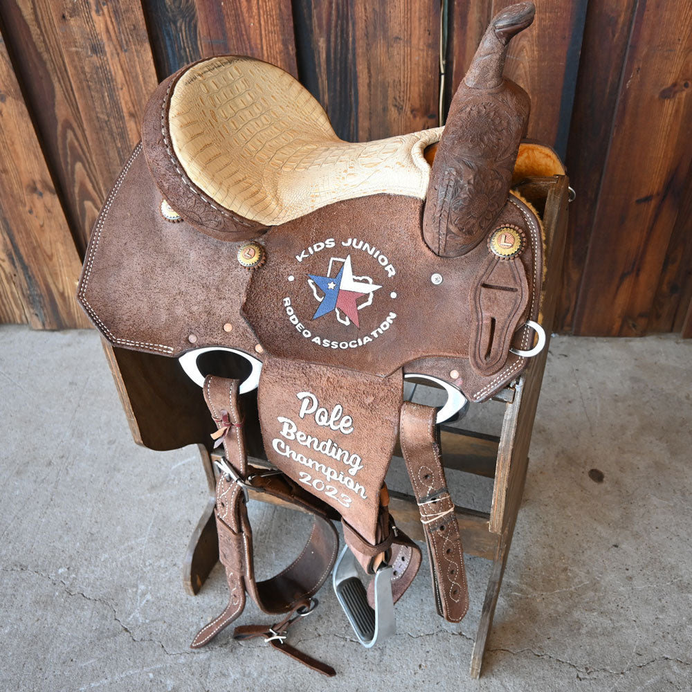 13.5" USED SHERIDAN BARREL SADDLE Saddles SHERIDAN SADDLE CO   