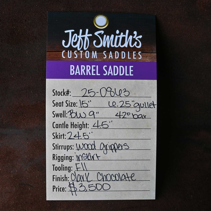 15" JEFF SMITH BARREL SADDLE