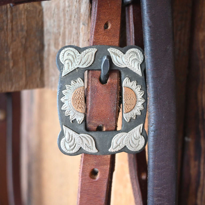 ER Locked O-Ring Snaffle Bridle Rig w/Browband Headstall