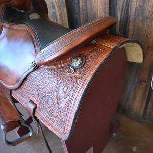 16" USED MARTIN RANCH CUTTER SADDLE