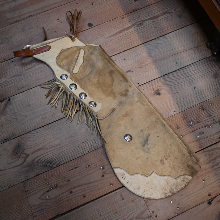 Used Bob Marr's Youth/Kid Stepthrough Chaps Tack - Chaps & Chinks Clint Gregory