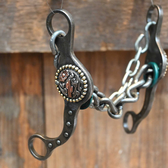 Paul Petska Chain w/ Copper Cactus Concho Bit