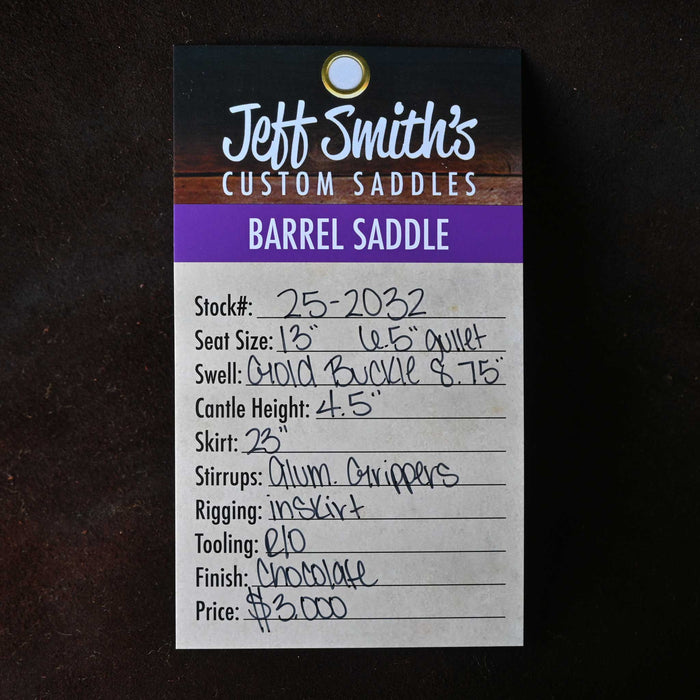 13" JEFF SMITH BARREL SADDLE