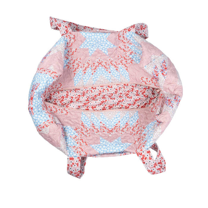 Adeline Patchwork Rose Duffle Bag ACCESSORIES - Luggage & Travel Ida Mae Home