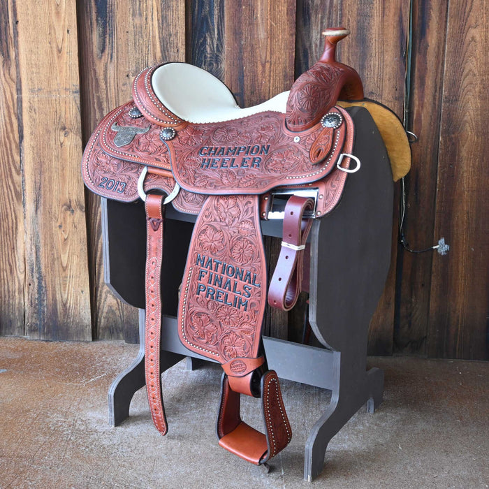15" USED MARTIN TEAM ROPING SADDLE