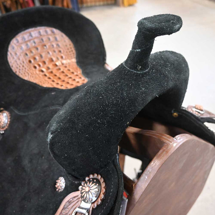 13.5" SEVEN LIGHTWEIGHT NEOPRENE BARREL SADDLE Saddles - New Seven Saddle