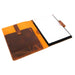 Engravable Leather Notepad Holder w/Snap Closure Customs & Awards - MISC Trophy
