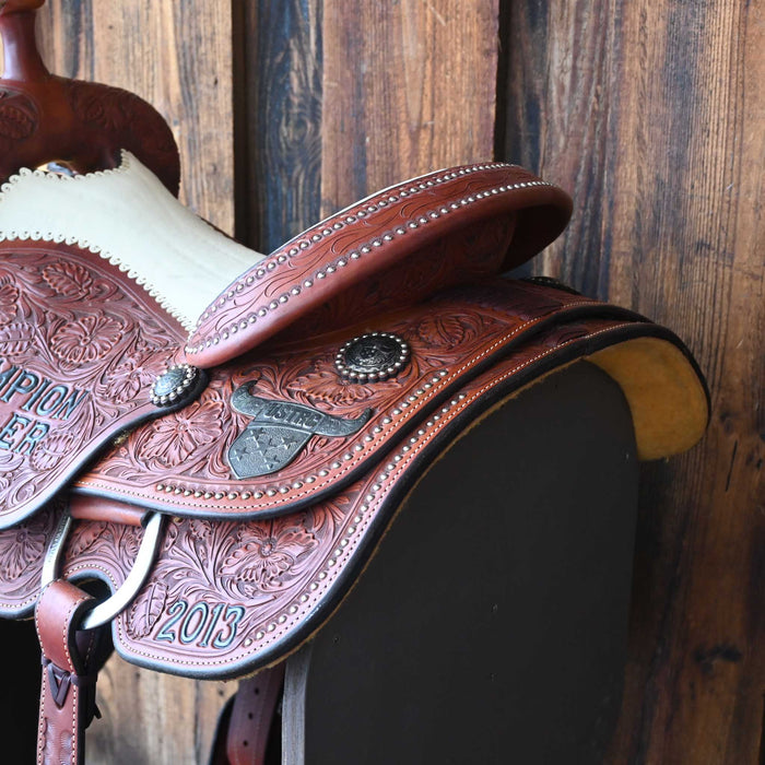 15" USED MARTIN TEAM ROPING SADDLE