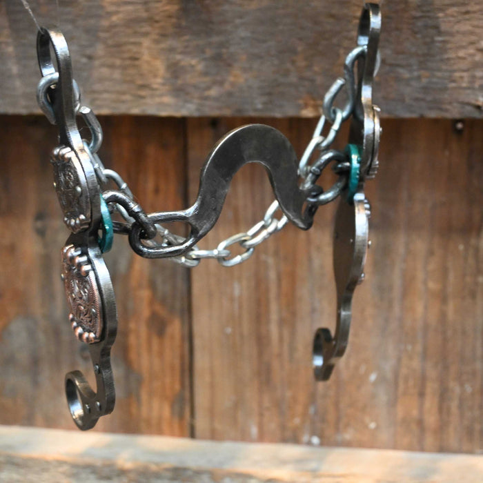 Paul Petska Washer Port w/ Copper Dots Concho Bit