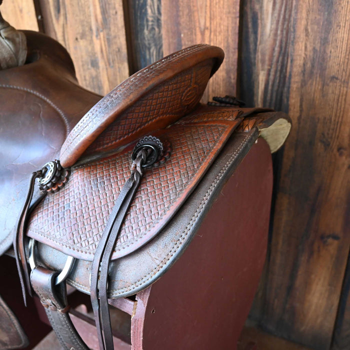 15" USED CRAIG LEWIS RANCH SADDLE Saddles - Used Craig Lewis
