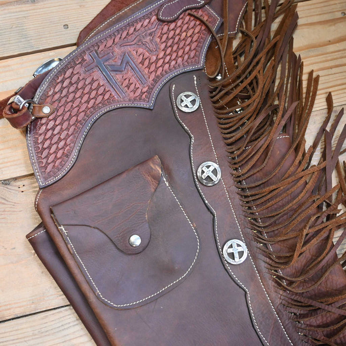 Quality Tooled Yoke Shotguns Chaps