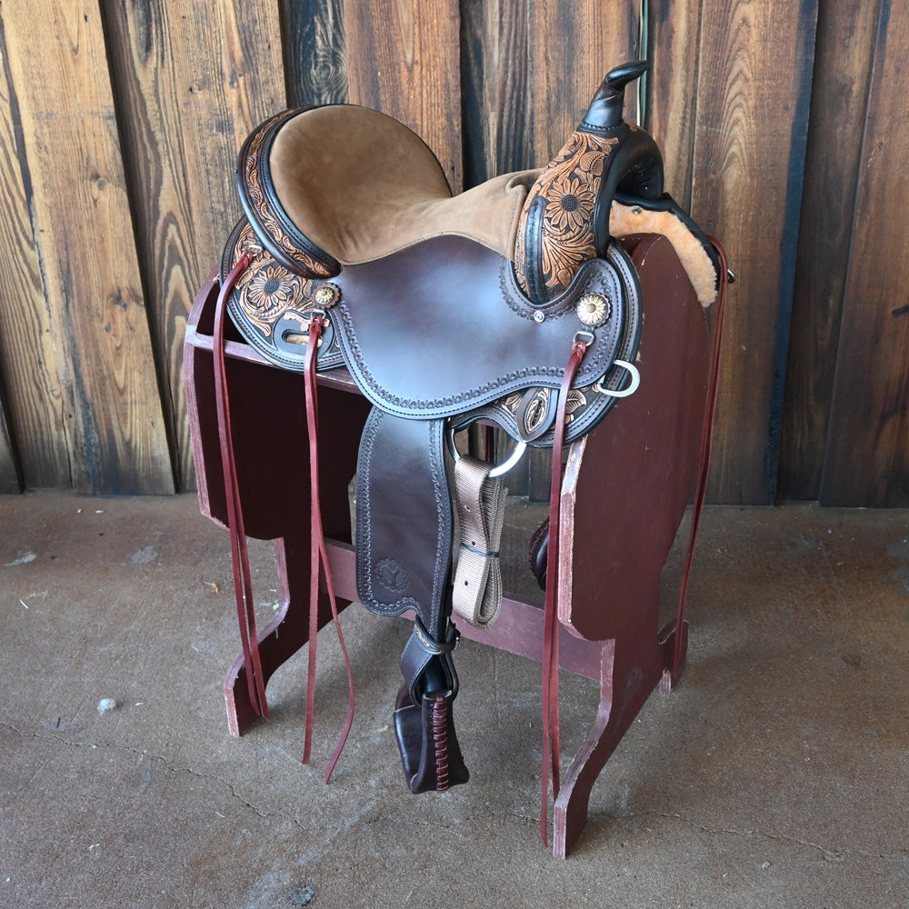 15" CIRCLE Y SUNFLOWER FLEX2 TRAIL SADDLE Saddles - New Circle Y Saddlery