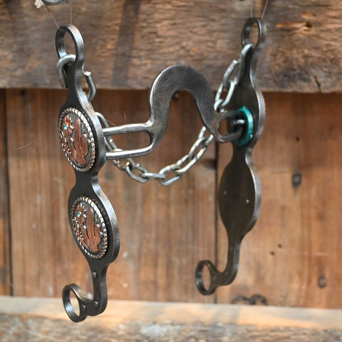 Paul Petska Solid Port w/ Copper Cactus Concho Bit