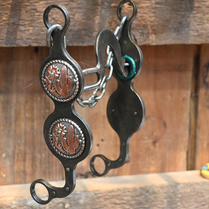 Paul Petska Solid Port w/ Copper Cactus Concho Bit