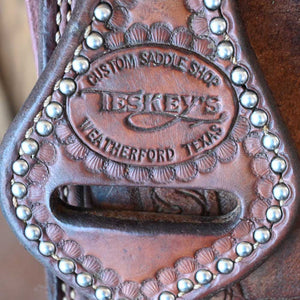 13.5" USED TESKEY'S BARREL SADDLE