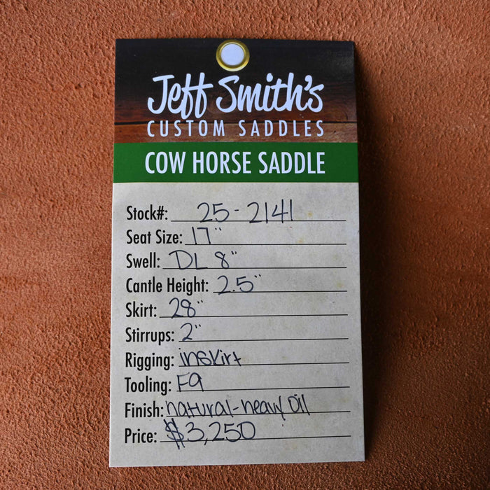 17" JEFF SMITH COW HORSE SADDLE