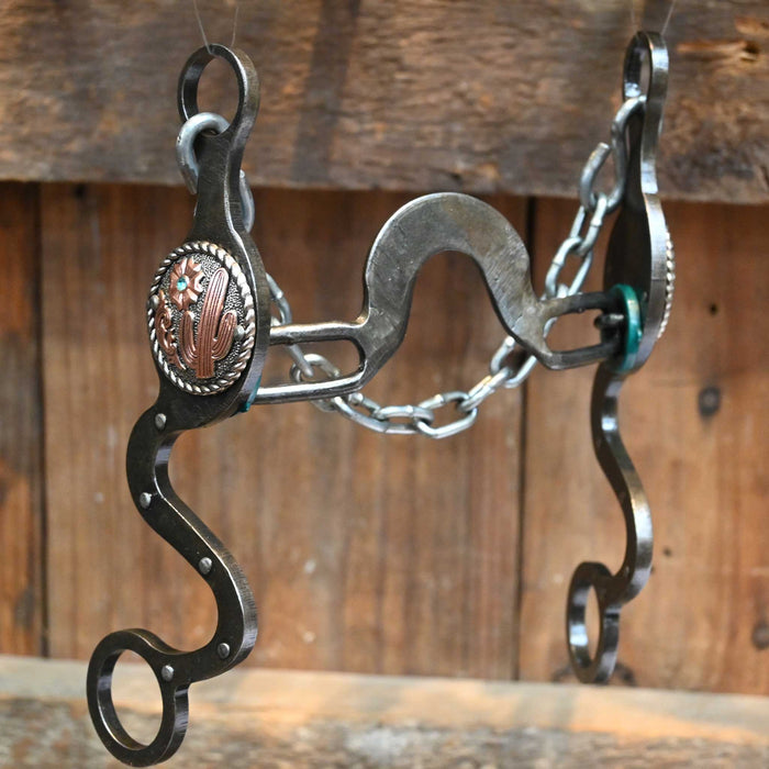 Paul Petska Solid Port w/ Copper Cactus Concho Bit