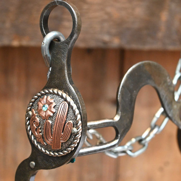 Paul Petska Solid Port w/ Copper Cactus Concho Bit
