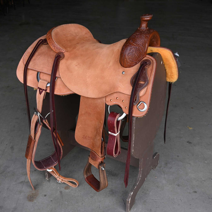 17" JEFF SMITH COW HORSE SADDLE