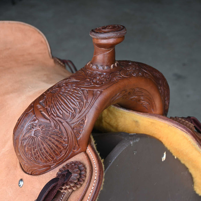 17" JEFF SMITH COW HORSE SADDLE