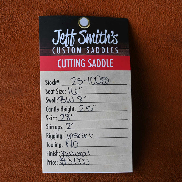 16" JFF SMITH BUSTER WELCH CUTTING SADDLE