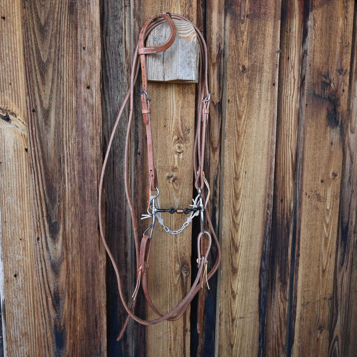 Dogbone Bridle Rig w/Single Ear Headstall Sale Barn misc