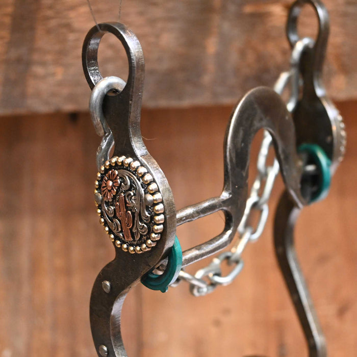 Paul Petska Solid Port w/ Copper Cactus Concho Bit