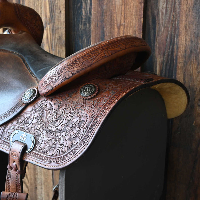 15.5" USED COATS BARREL SADDLE