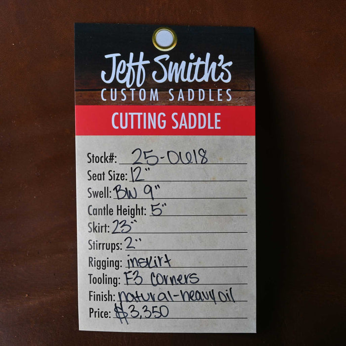 12" JEFF SMITH BUSTER WELCH CUTTING SADDLE