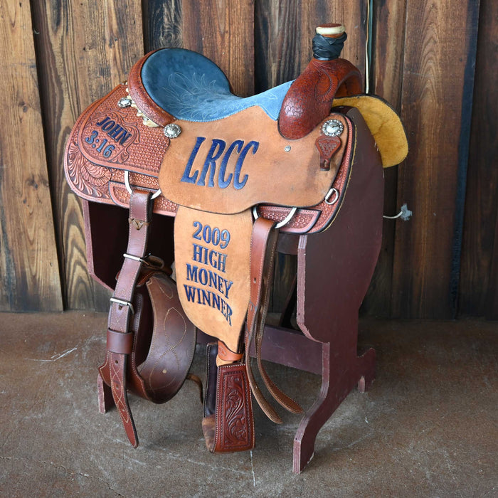 15" USED COWBOY CLASSIC TEAM ROPING SADDLE Saddles - Used Cowboy Classic Saddlery
