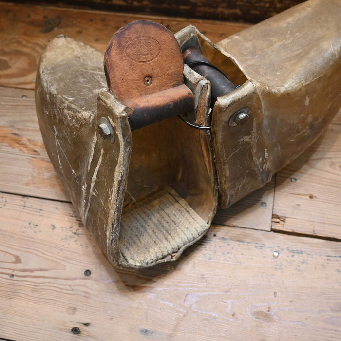 Slightly Used Rawhide Tapaderos