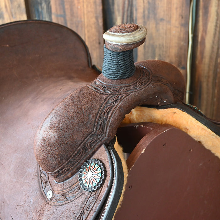 14" PATRICK SMITH TEAM ROPING SADDLE Saddles - New Patrick Smith