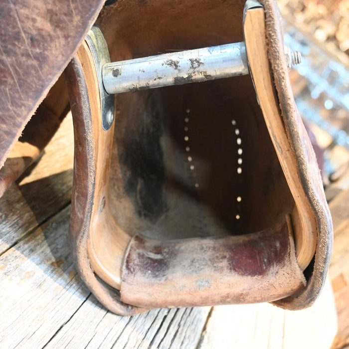 Clint Greggory Smooth Leather Tapaderos