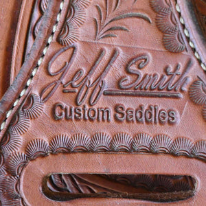 15" USED JEFF SMITH ROPING SADDLE