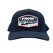 Teskey's Outdoors Proof Rubber Patch Rope Cap - Solid Navy/Midnight TESKEY'S GEAR - Baseball Caps Teskey's