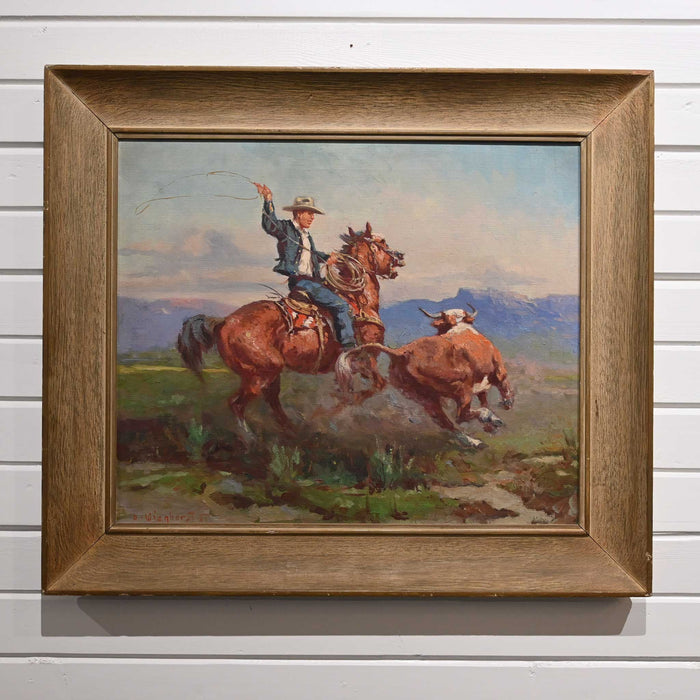 The Cowboy by Olaf Wieghorst