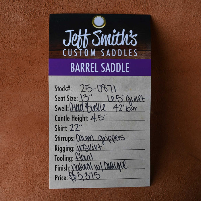13" JEFF SMITH BARREL SADDLE