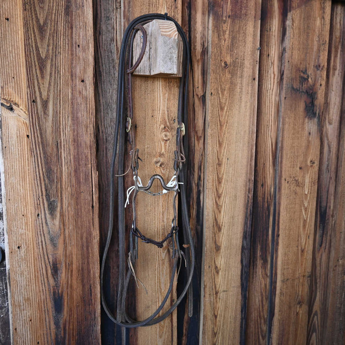 LW Solid Port Bridle Rig w/Split Reins