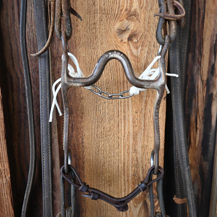 LW Solid Port Bridle Rig w/Split Reins