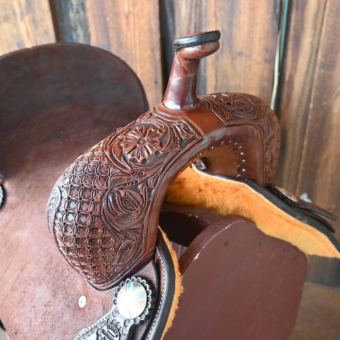 14.5" TESKEY'S BARREL SADDLE Saddles - New Teskey's Saddlery