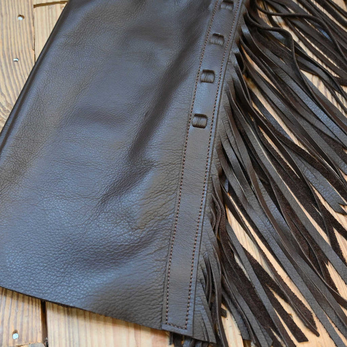 Teskey's X-Small Smooth Leather Shotgun Chaps Tack - Chaps & Chinks Teskey's