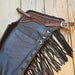 Teskey's Small Smooth Chocolate Shotgun Chaps Tack - Chaps & Chinks Teskey's