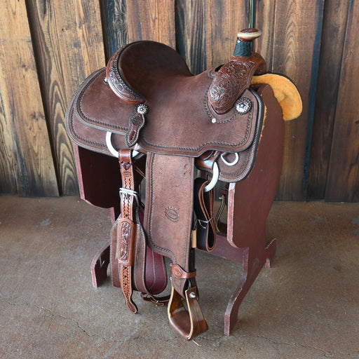 13.5" TESKEY'S ROPING SADDLE Saddles - New Teskey's Saddlery