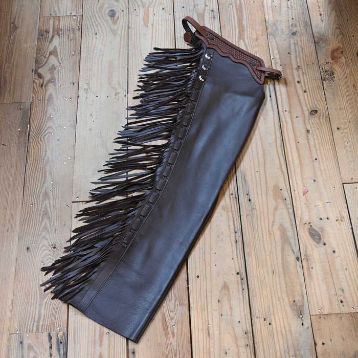 Teskey's X-Small Smooth Leather Shotgun Chaps Tack - Chaps & Chinks Teskey's